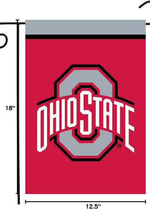 Briarwood Lane Garden Flag 12x18 For Outdoor Ohio State Buckeyes NCAA Licensed Garden Flag Flags For Outside