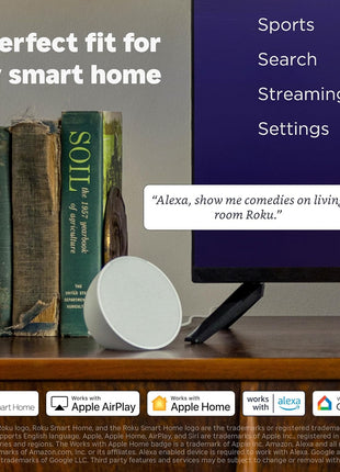 Roku Ultra - Ultimate Streaming Player - 4K Streaming Device for TV with HDR10+, Dolby Vision & Atmos - Bluetooth & Wi-Fi 6 - Rechargeable Voice Remote Pro with Backlit Buttons - Free & Live TV