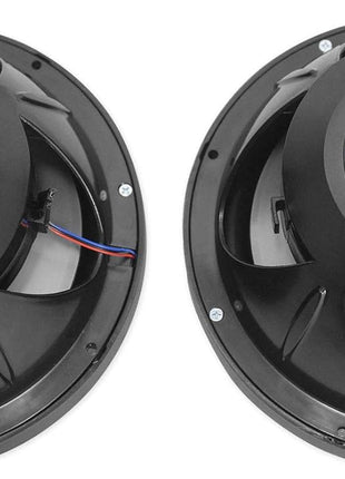 Rockville Pair RKL80MB 900 Watt 8-Inch 2-Way Marine Boat Speakers, IP66 Waterproof, Beat-Sync LED Lights, Rustproof Design, Perfect for Boats and ATVs