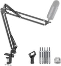 InnoGear Boom Arm Microphone Mic Stand for Blue Yeti HyperX QuadCast SoloCast Snowball Fifine Shure SM7B and other Mic, Medium