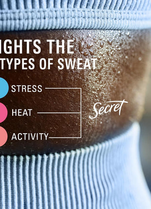 Secret Clinical Strength Invisible Solid Antiperspirant Deodorant for Women, 100HR Sweat & Odor Protection, 3X Stress Protection with Hyaluronic Acid, PH Balanced, Completely Clean Scent, 2.6 oz