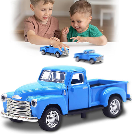 Little Blue Truck Toy for Toddlers Boys Girls | 1:32 Alloy Toddlers Car Toy Driveable,Car Door Can Open,Toy Trucks for Kids Boys Girls Easter Christmas Birthday Gifts