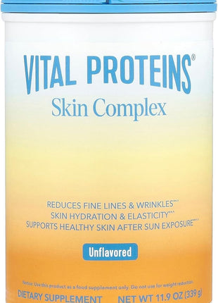 Vital Proteins Collagen Peptides for Women, Unflavored, 11.9oz | VERISOL® & Holimel®, 20g Collagen Peptides, Supports Skin Appearance, Vitamin C & Hyaluronic Acid, 16 Servings