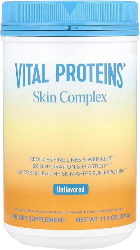 Vital Proteins Collagen Peptides for Women, Unflavored, 11.9oz | VERISOL® & Holimel®, 20g Collagen Peptides, Supports Skin Appearance, Vitamin C & Hyaluronic Acid, 16 Servings