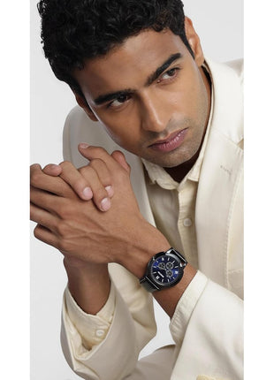 UNITED COLORS OF BENETTON Men Blue Round Dial Analog Watch - UWUCG0808