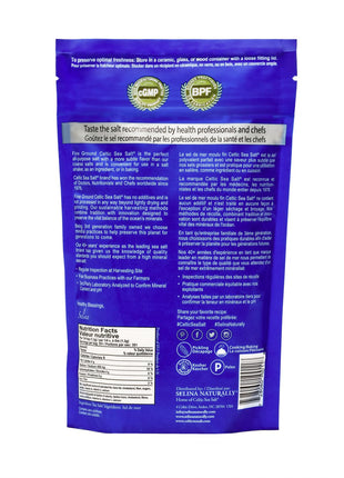 Fine Ground Celtic Sea Salt  - 16 Ounce (Pack of 1) Resealable Bag of Nutritious, Classic Sea Salt, Great for Cooking, Baking, Pickling, Finishing and More, Pantry-Friendly, Gluten-Free