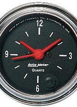 Auto Meter 2585 Traditional Chrome Clock