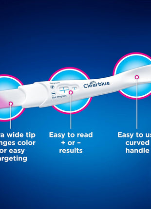 Clearblue Pregnancy Test Combo Pack, 4ct - Digital with Smart Countdown & Rapid Detection - Value Pack