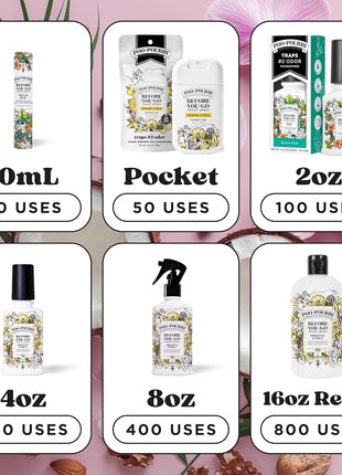 Poo-Pourri Before-You-Go Pocket Toilet Spray, Travel Essentials, Beach Bum, 1 Fl Oz, Up to 50 Uses, On-The-Go Bathroom Odor Deodorizer with Essential Oils, TSA Approved Size, Coconut Orchid Scent