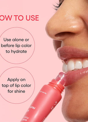 LANEIGE Lip Glowy Balm: Sheer Tinted Lip Treatment Balm Tube with Shea & Murumuru Butters for Hydrating, Moisturizing, Glossy, Non-Sticky Shine, Berry | Korean Skin Care