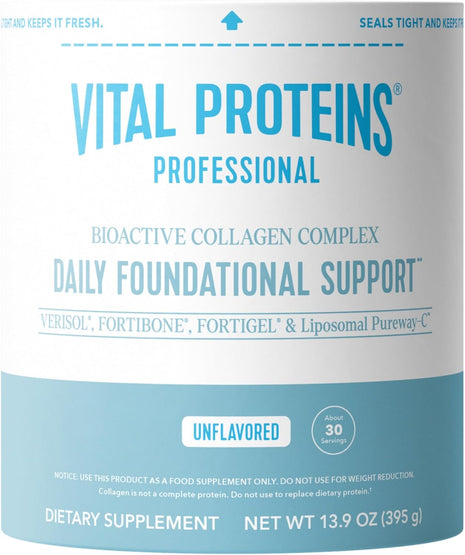 Vital Proteins Professional Bioactive Collagen Complex Daily Support 13.9oz | VERISOL®, FORTIBONE®, FORTIGEL® & Liposomal PureWay-C®, Supports Skin Appearance & Joint Mobility, 30 Servings
