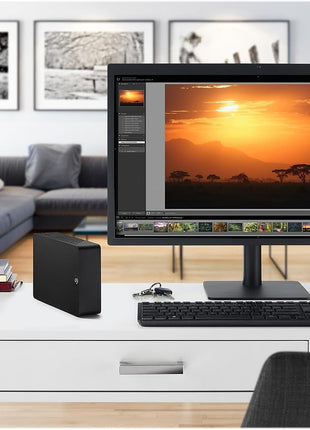 Seagate Expansion 8TB External Hard Drive HDD - USB 3.0, with Rescue Data Recovery Services (STKP8000400)