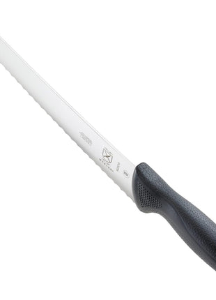 Mercer Culinary M23210 Millennia Black Handle, 10 Inch Wide Wavy Edge, Bread Knife
