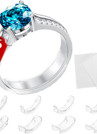 Ring Sizers for Loose Rings - 8 Pack Invisible Guards Resizer