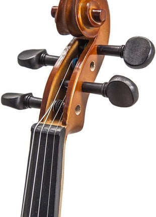 Paititi 3/4 Size Artist-100 Student Violin Starter Kit with Brazilwood Bow Lightweight Case, Shoulder Rest, Extra Strings and Rosin