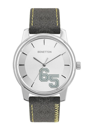United Colors of Benetton Men Silver Round Dial Analog Watch - UWUCG2002