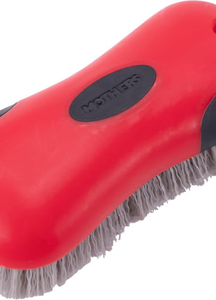 Mothers Stiff Bristle Carpet and Upholstery Cleaning Scrub Brush for Automotive, Home, Couch, Stain Remover