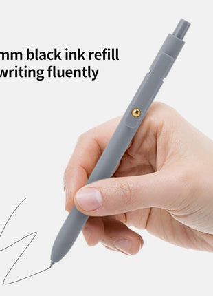 Ddaowanx Gel Pens, 6 Pcs 0.5mm Quick Dry Black Ink Pens Fine Point Smooth Writing Pens, Cute Office School Supplies Gifts for Women
