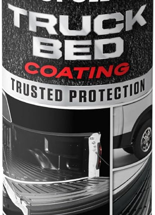 Rust-Oleum 248914 Automotive Truck Bed Coating Spray, 15 oz, Black