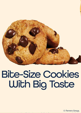 Famous Amos Classic Chocolate Chip Cookies, Bite-Size Crunchy Cookies, Sweet Treats for Sharing, 12 Pack Box, 12 oz