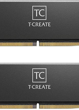 TEAMGROUP T-Create Classic 10L DDR5 32GB Kit (2 x 16GB) 5600MHz (PC5-44800) CL46 Intel XMP 3.0 & AMD EXPO Compatible Desktop Memory Module Ram - CTCCD532G5600HC46DC01
