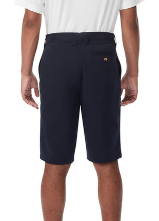 French Toast Boys' Big Flat Front Performance Stretch Short, Navy, 10