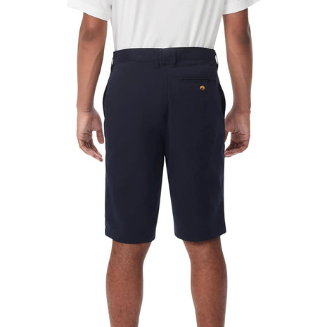 French Toast Boys' Big Flat Front Performance Stretch Short, Navy, 10