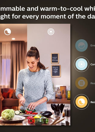 Philips Hue A19 LED Smart Light Bulb - White and Color Ambiance - 60W Indoor Light Bulb - Control with Hue App - Works with Alexa, Google Assistant and Apple Homekit - 3 Pack
