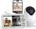 Dr.Care VistaView Lite Smart WiFi Baby Monitor - 4inch 720P Split Screen & 1080P Camera App Control, Motion Alerts, HD Night Vision, Triple Security, 2-Way Talk, Video Recording, Multi-User