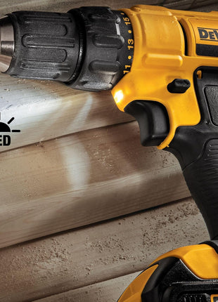 DEWALT 20V MAX Cordless Drill and Impact Driver, Power Tool Combo Kit , Includes 2 Batteries, Charger and Bag (DCK240C2)