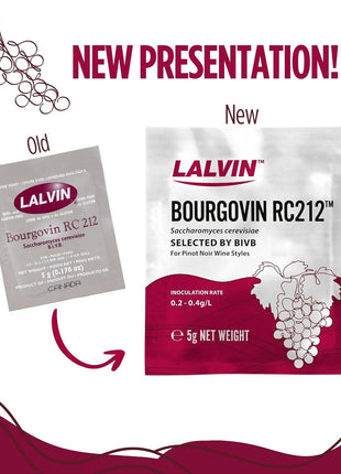 Lalvin RC-212 Wine Yeast (10 Pack) - Make Wine Cider Mead Kombucha At Home - 5 g Sachets - Saccharomyces cerevisiae - Sold by CAPYBARA Distributors Inc.