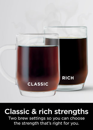 Ninja Fresh Brew Coffee Maker, 12 Cup Glass Carafe, Stainless Steel, CE251