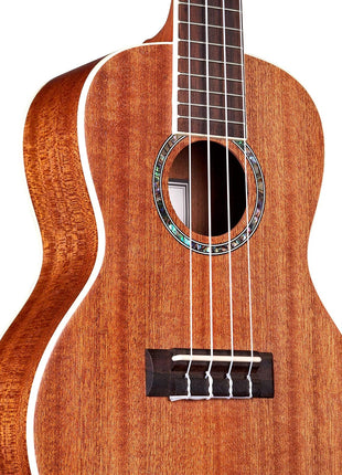 Cordoba, 4 15CM Concert Ukulele Hand Crafted With Mahogany Top, Back & Sides, Authentic Abalone Rosette & Satin Finish & Premium Italian Aquila Strings For Beginners & Professionals, Right, COD