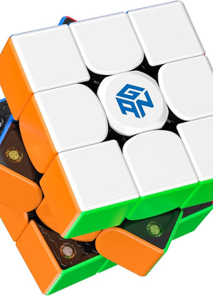 GAN 356 M, Speed Cube 3x3 Magnetic Puzzle for Kids | Smooth turning, stable control, beginner-friendly performance, spatial awareness toys for cubers adults, no extra ges