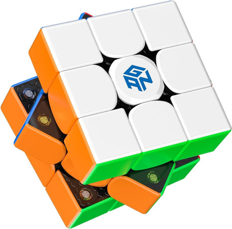 GAN 356 M, Speed Cube 3x3 Magnetic Puzzle for Kids | Smooth turning, stable control, beginner-friendly performance, spatial awareness toys for cubers adults, no extra ges