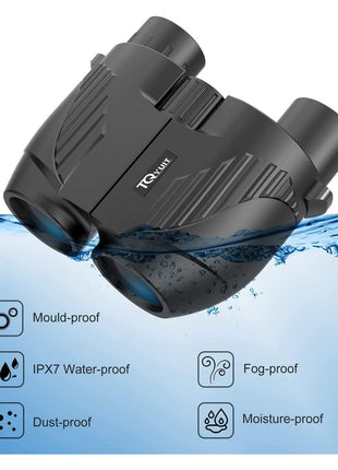 20x25 Binoculars for Adults and Kids, High Power Easy Focus Compact Binoculars with Low Light Vision for Bird Watching and Travel
