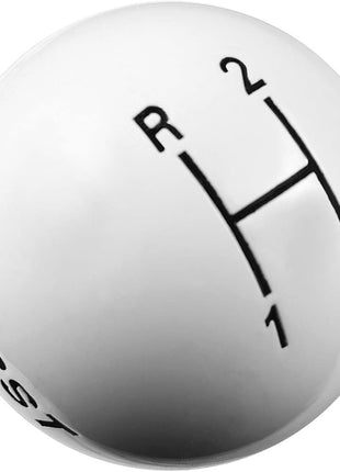 Hurst 1637624 White 3-Speed Replacement Shifter Knob