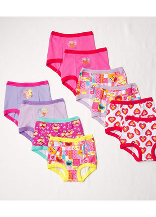 Sesame Street Unisex Toddler Potty Training Pants with Elmo, Cookie Monster and Big Bird with Stickers & Success Chart