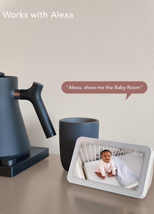 Nooie Baby Monitor with Camera 2 Pack, WiFi Baby Monitor Camera,360-degree 2K, Smart Baby Camera with Motion Tracking, Night Vision,Two Way Audio&Sound Detection,Works with Alexa, SD Card and Cloud