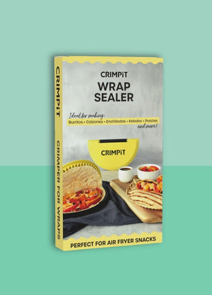CRIMPiT Large Tortilla Sealer - For 10-12" Flour Tortillas | Make Sealed Tacos, Quesadillas, Burritos & More | Mess-Free Meals in Seconds | BPA-Free, Dishwasher Safe | Made in UK & USA