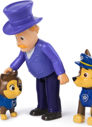 Paw Patrol Chase, Mayor Humdinger & Cat Chase Collectible Figure Pack | 3 Collectible Action Figures, Chase Figure, Mayor Humdinger & Cat Chase Figures, Kids Toys for Boys & Girls Ages 3+