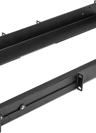 StarTech UNIRAILS1UB 1U 19-Inch Server Rack Rails 24-36-Inch Adjustable Depth/Universal 4 Post Network/Server/UPS Equipment Mounting Rack Mount Rail Kit