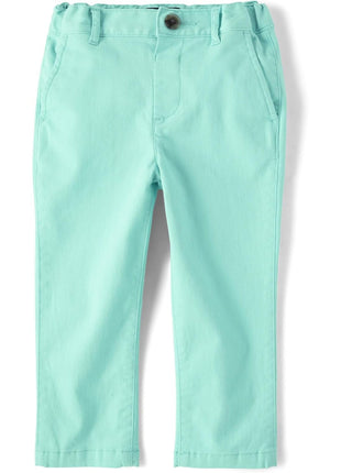 The Children's Place baby boys and Toddler Stretch Skinny Chino Pants Jeans, Flax Single, 4T US