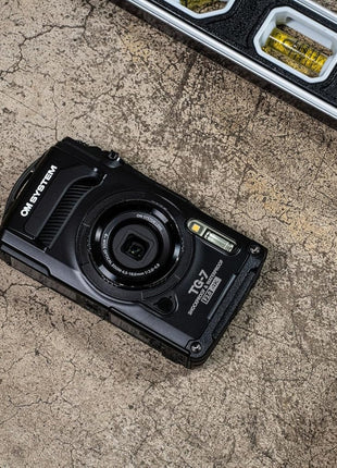 OM SYSTEM Olympus Tough TG-7 Black Underwater Camera, Waterproof, Freeze Proof, High Resolution Bright, 4K Video 44x Macro Shooting (Successor Olympus TG-6)