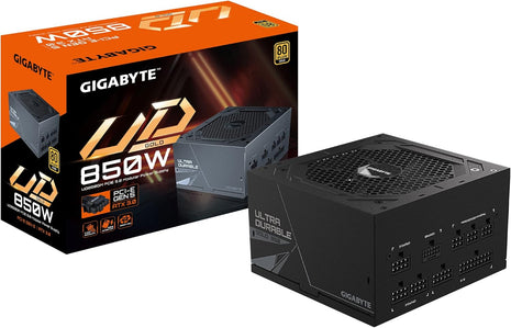 GIGABYTE GP-UD850GM PG5 Rev2.0 - PCIe5.0 Ready - ATX3.0-850W 80 Plus Gold Certified - Fully Modular Power Supply