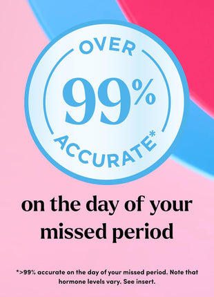 FIRST RESPONSE Comfort Check Pregnancy Test, 8 Count, Pink & White