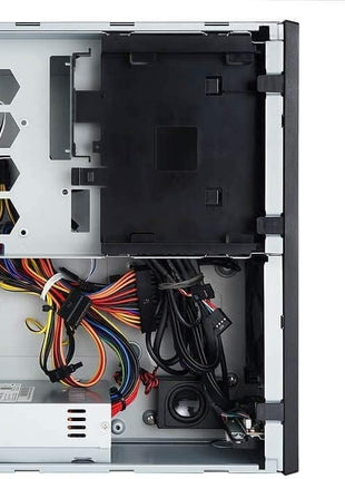 in Win Win CJ712.AU265TB3 Black Micro ATX Mini Tower Computer Case 8L Small Form Factor with 265W Power Supply