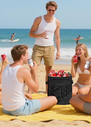 MIYCOO Cooler Backpack - 40 Cans Insulated Backpack Cooler for Men & Women, Portable 2 Leak Proof Compartments Coolers Bag for Beach Travel Picnic Lunch Hiking BBQ Camping
