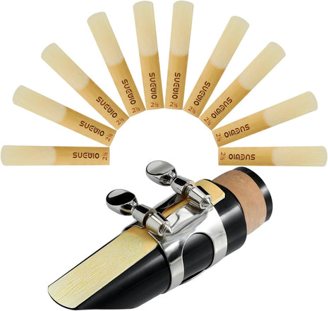 SUEWIO Bb Clarinet Traditional Reeds, Strength 2.5, Box of 10