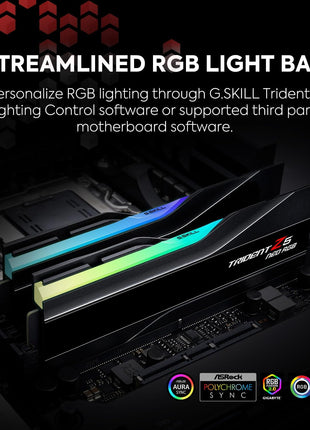 G.SKILL Trident Z5 Neo RGB Series DDR5 RAM (AMD EXPO) 32GB (2x16GB) 6000MT/s CL26-36-36-96 1.45V Desktop Computer Memory U-DIMM - Matte Black (F5-6000J2636H16GX2-TZ5NR)